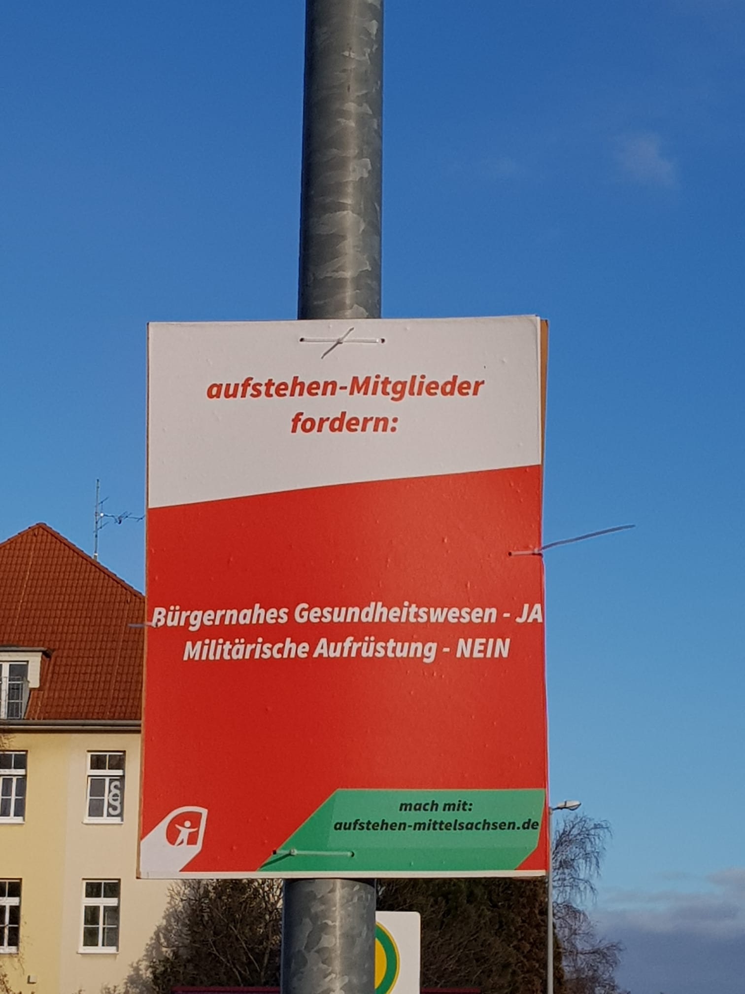 Plakataktion aufstehen-mittelsachsen 1