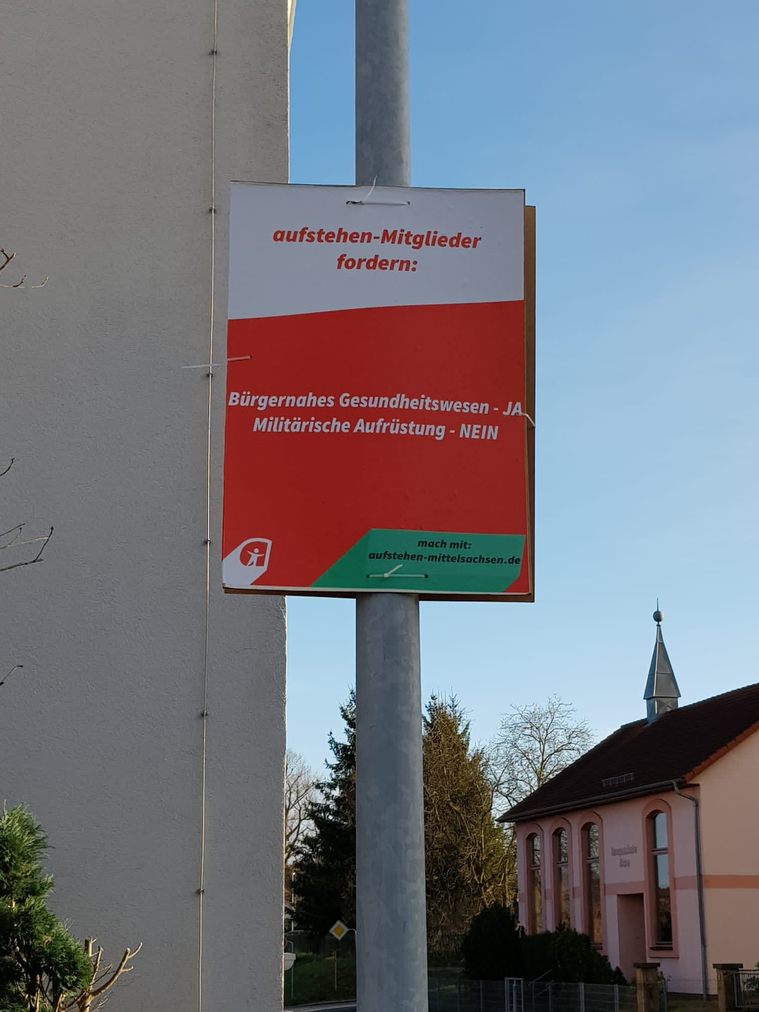 Plakataktion aufstehen-mittelsachsen 2